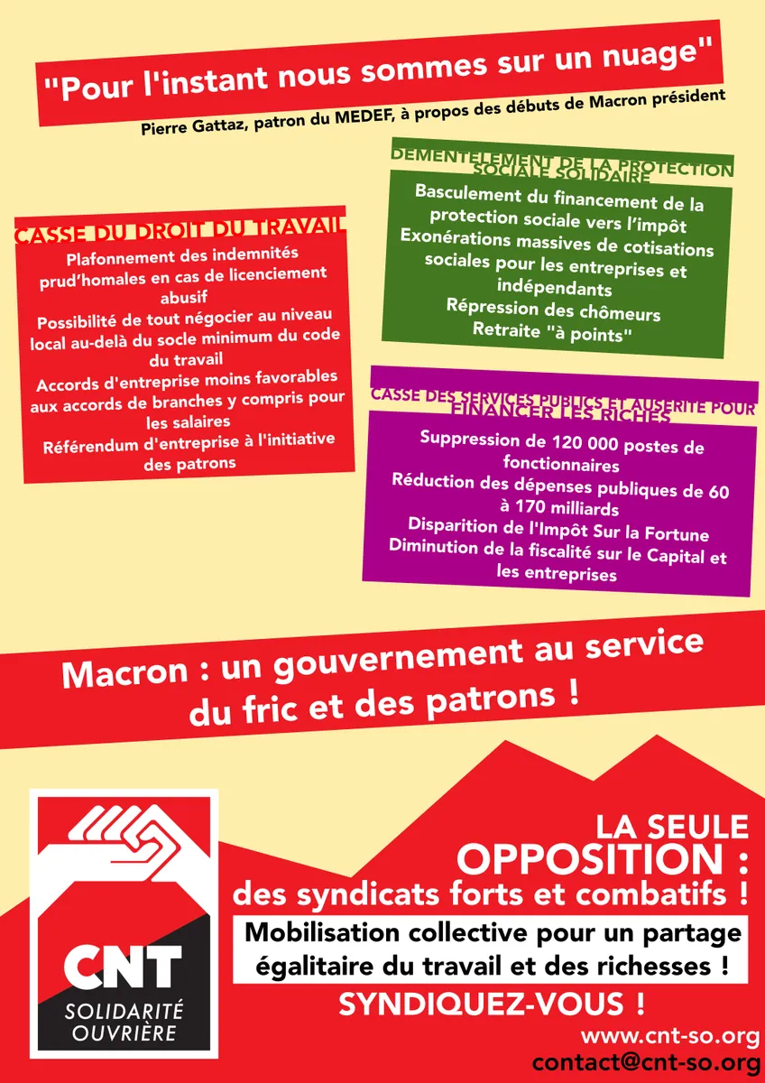 Bulletin de la CNT-Solidarité Ouvrière - N°20 Été 2017