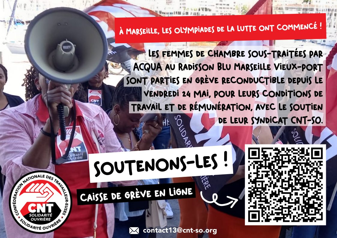 Soutien aux femmes de chambre en lutte